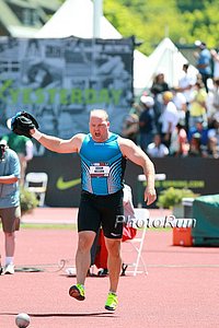 Adam Nelson Won the Men's Shot