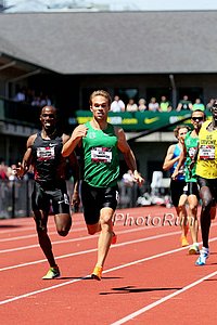 Nick Symmonds and Khadevis Robinson Battling
