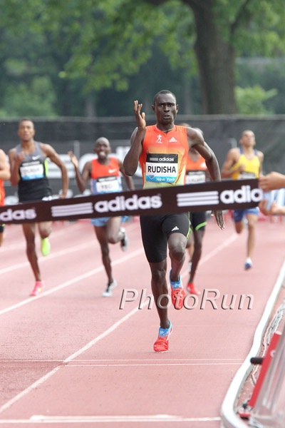 David Rudisha On His Way to 1:41.74