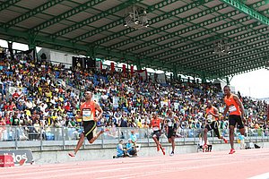 Tyson Gay in "B" 100
