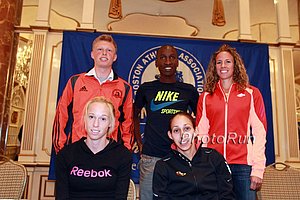 (top row) Ben Groleau, Sam Chelanga, Morgan Uceny, (bottom) Kim Smith, Desi Davila