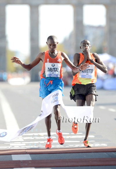Geoffrey Mutai 2012 BMW Berlin MarathonChamp