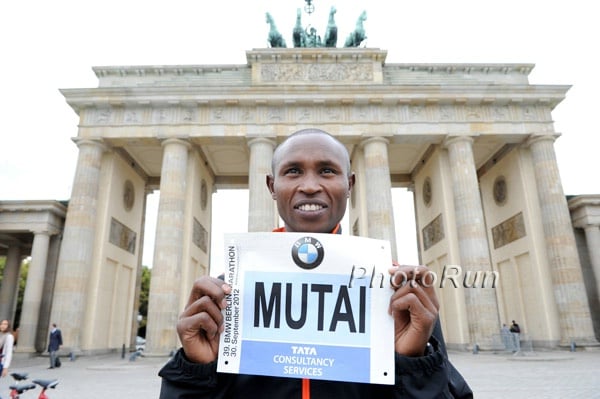 Geoffrey Mutai Pre Race