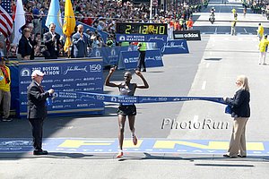 Wesley Korir with the Surprise Win
