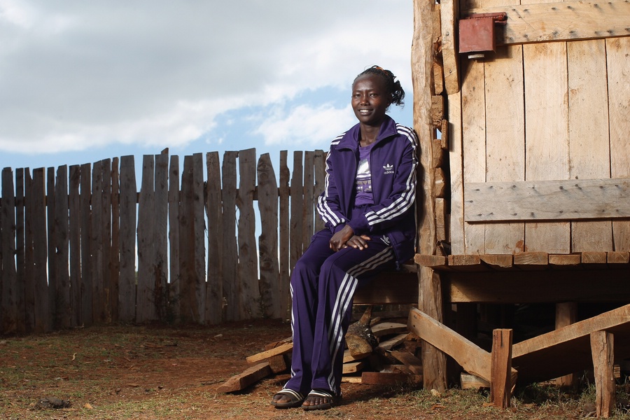 Mary Keitany in Iten