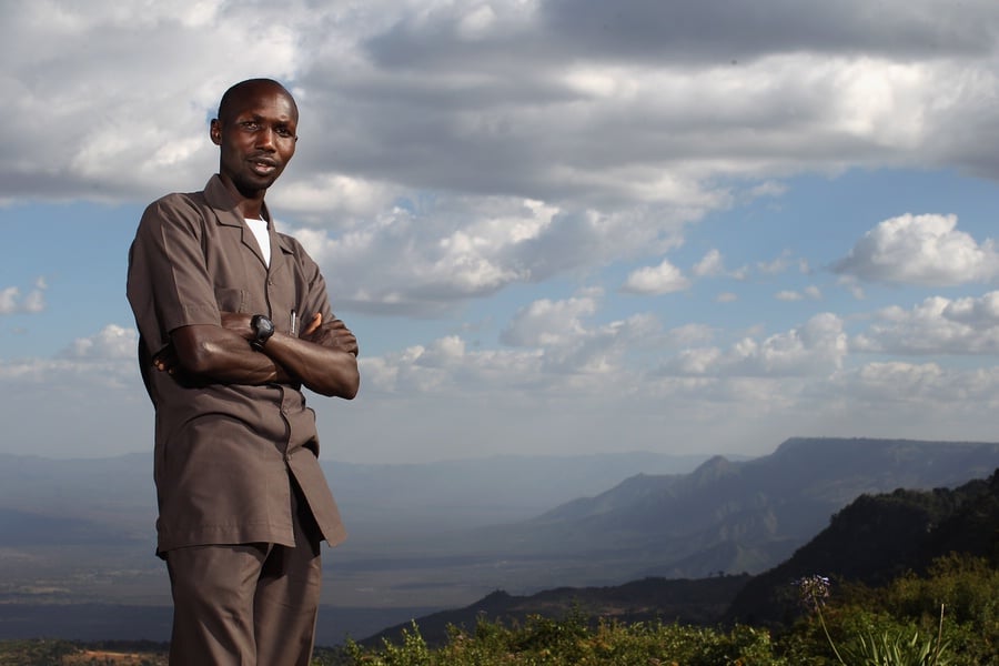 Wilson Kipsang Over Looking the Rift Valley