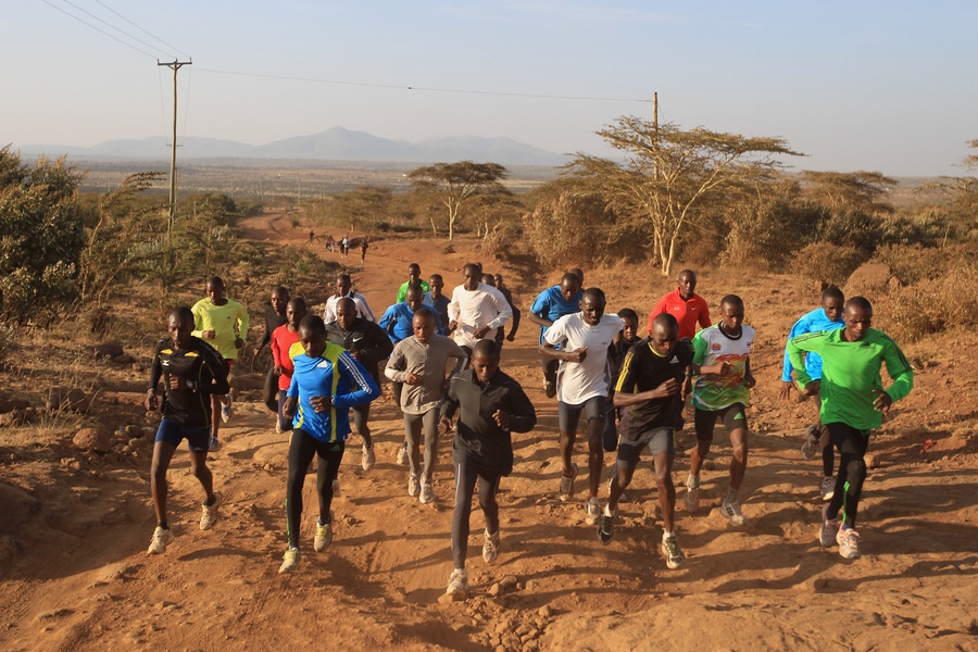 Patrick Makau Training