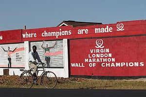 Virgin London Wall of Champions in Eldoret