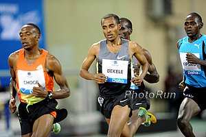 Kenenisa Bekele in 3000m