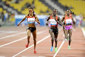 Defar Tried Her Best to Beat Cheruiyot but Came up Short