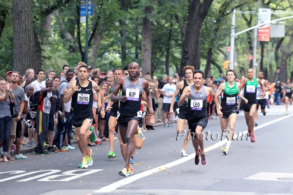 Lagat Takes Lead