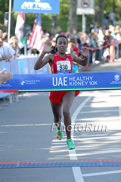 Bekelech Bedada Won the Women's Race
