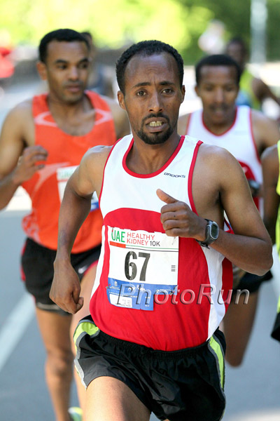 Tesfaye Girma Opened Up a Lead