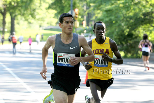 Daniele Meucci and Leonard Korir The Chase Pack