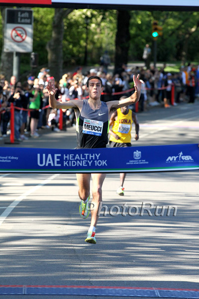Daniele Meucci Over Leonard Korir