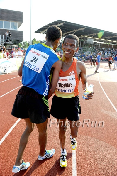 Gebre Gebremariam Thanks Gebrselassie