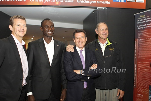 Steve Cram, David Rudisha, Seb Coe, Alberto Juantorena