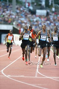 Silas Kiplagat, Mekonnen Gebremedhin in Men's 1500m