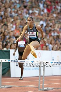 Kaliese Spencer in 400m Hurdles