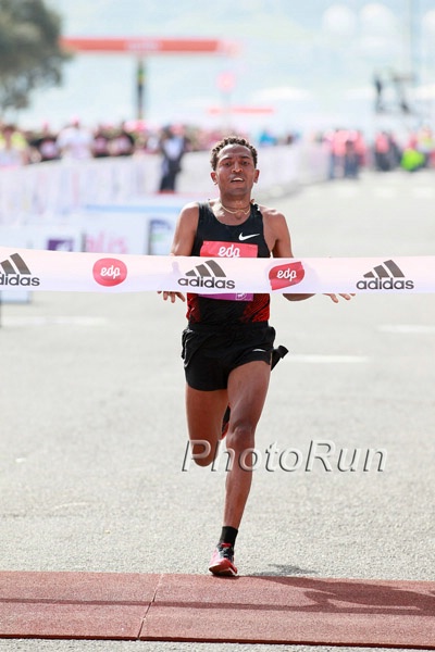 Tadese Gets the Win
