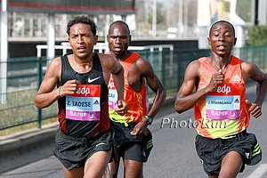 Zersenay Tadese and John Mwangangi