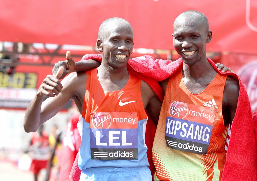 Martin Lel and Wilson Kipsang