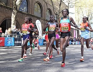 Mary Keitany and Edna Kiplagat and Women's Leaders