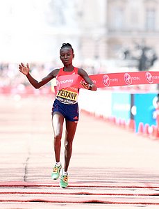 Mary Keitany With a Stunning Second Half