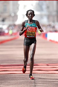 Edna Kiplagat With Her First Sub 2:20 Clocking