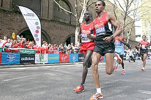 Samuel Tsegay and Emmanuel Mutai