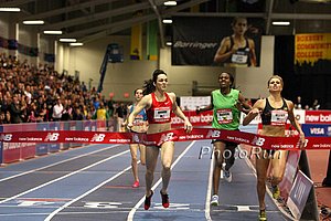 Erica Moore (l) almost won by Vessey (r) ended up 1st.