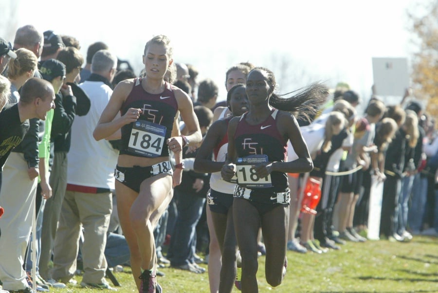 Colleen Quigley and Violah Lagat