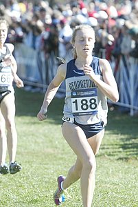 Katrina Coogan of Georgetown (Daughter of Olympian and Dartmouth Coach Mark)