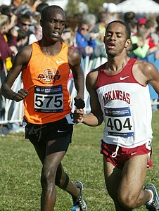 Shadrack Kipchirchir of Oklahoma Sate Would Get Outkicked by Kemoy Campbell of Arkansas