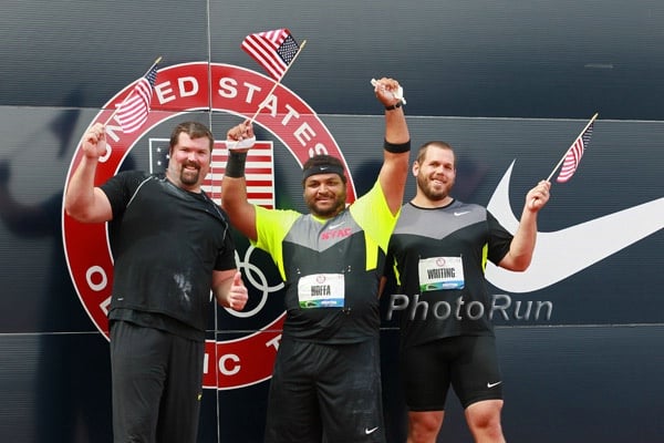 Christian Cantwell, Reese Hoffa, Ryan Whiting