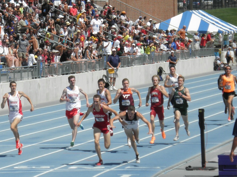 Andy Bayer and Miles Batty Both Dove at the Finish