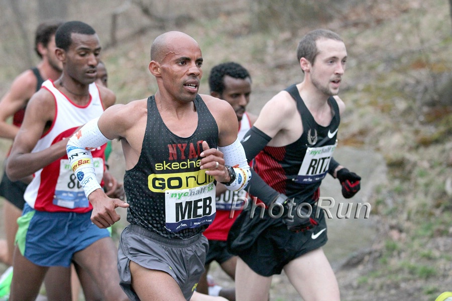 Dathan Ritzenhein and Meb Keflezighi