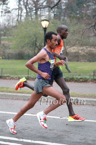 Deriba Merga and Peter Kirui