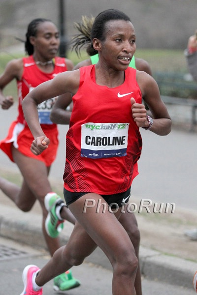 Caroline Rotich 8th in 1:10:17