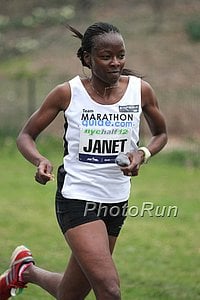 Janet Cherobon-Bawcom 2nd American in 1:09:55