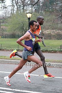 Deriba Merga and Peter Kirui