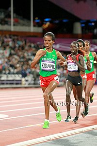 Werknesh Kidane Pushed the Pace