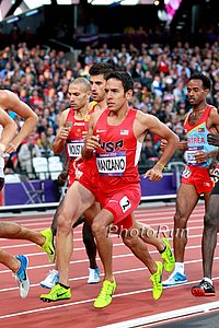Men's 1500m Round 1 of 3 Leo Manzano