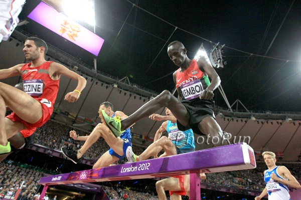 Ezekiel Kemboi in Men's Steeplechase Final