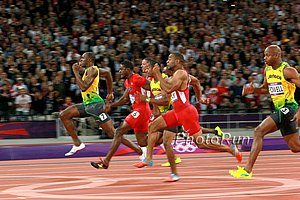 Usain Bolt Leads