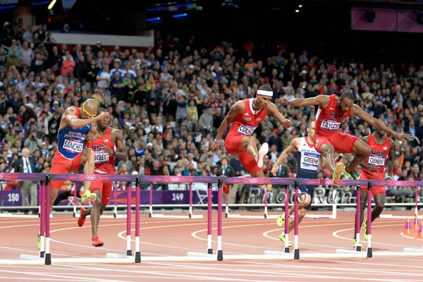 Angelo Taylor Ahead of Javier Culson and Felix Sachez