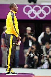Usain Bolt 100m Victory Ceremony