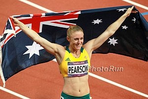 Sally Pearson Won the 100m Hurdles