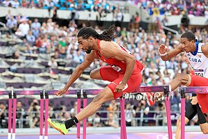 Semifinals of Hurdles: Jason Richardson