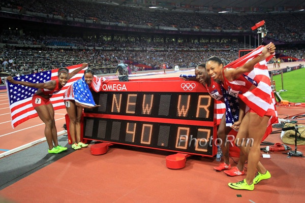40.82 World Record 4X100